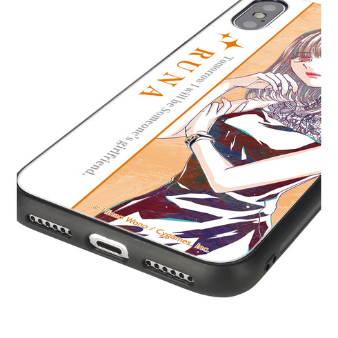 『明日、私は誰かのカノジョ』留奈 Ani-Art 強化ガラスiPhoneケース